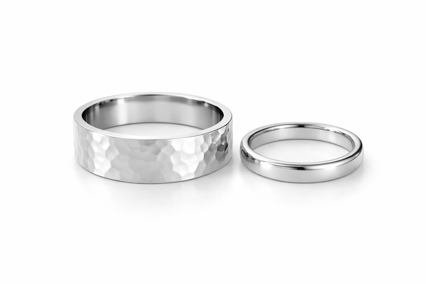 DYI Bandas de Matrimonio plata