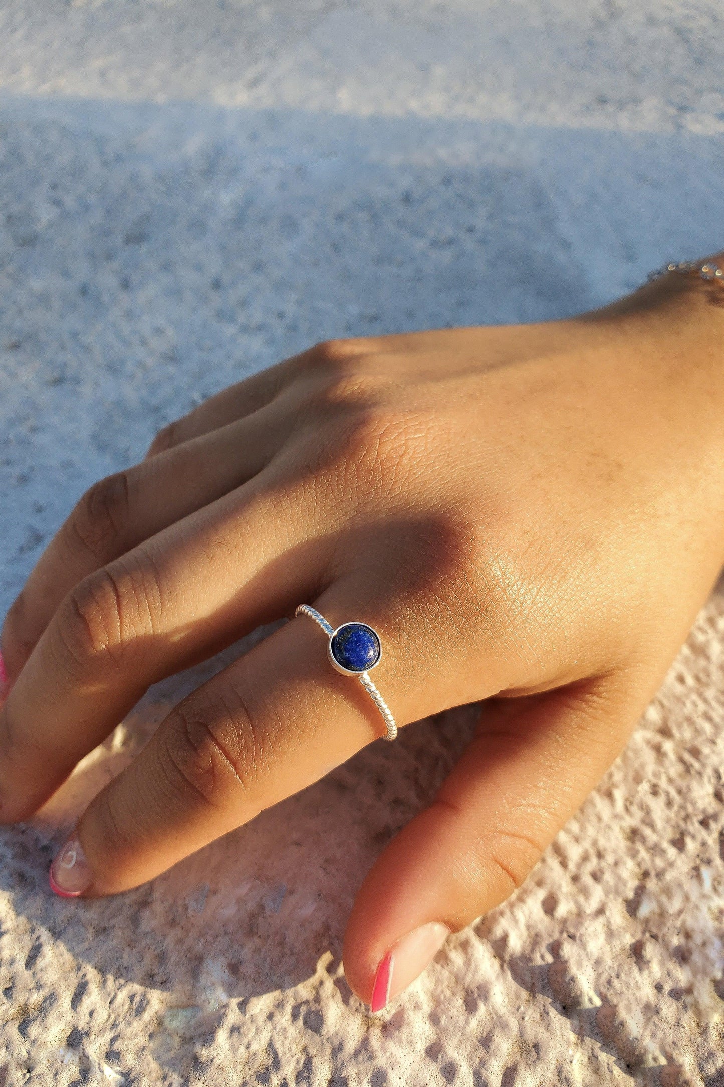 Juana de arco Anillo Silver : Lapislázuli - Estilos by Ytalia