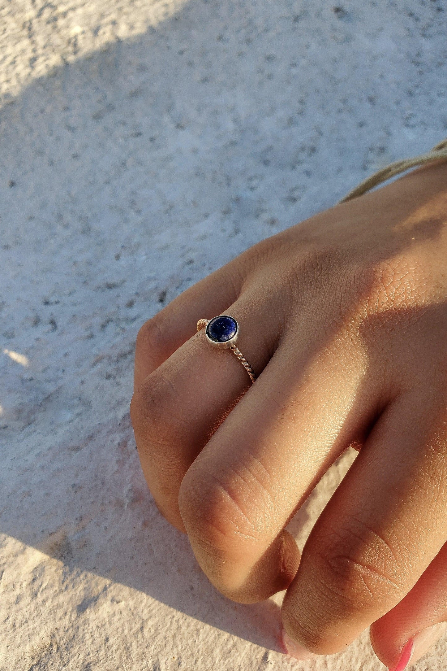 Juana de arco Anillo GF : Lapislázuli - Estilos by Ytalia