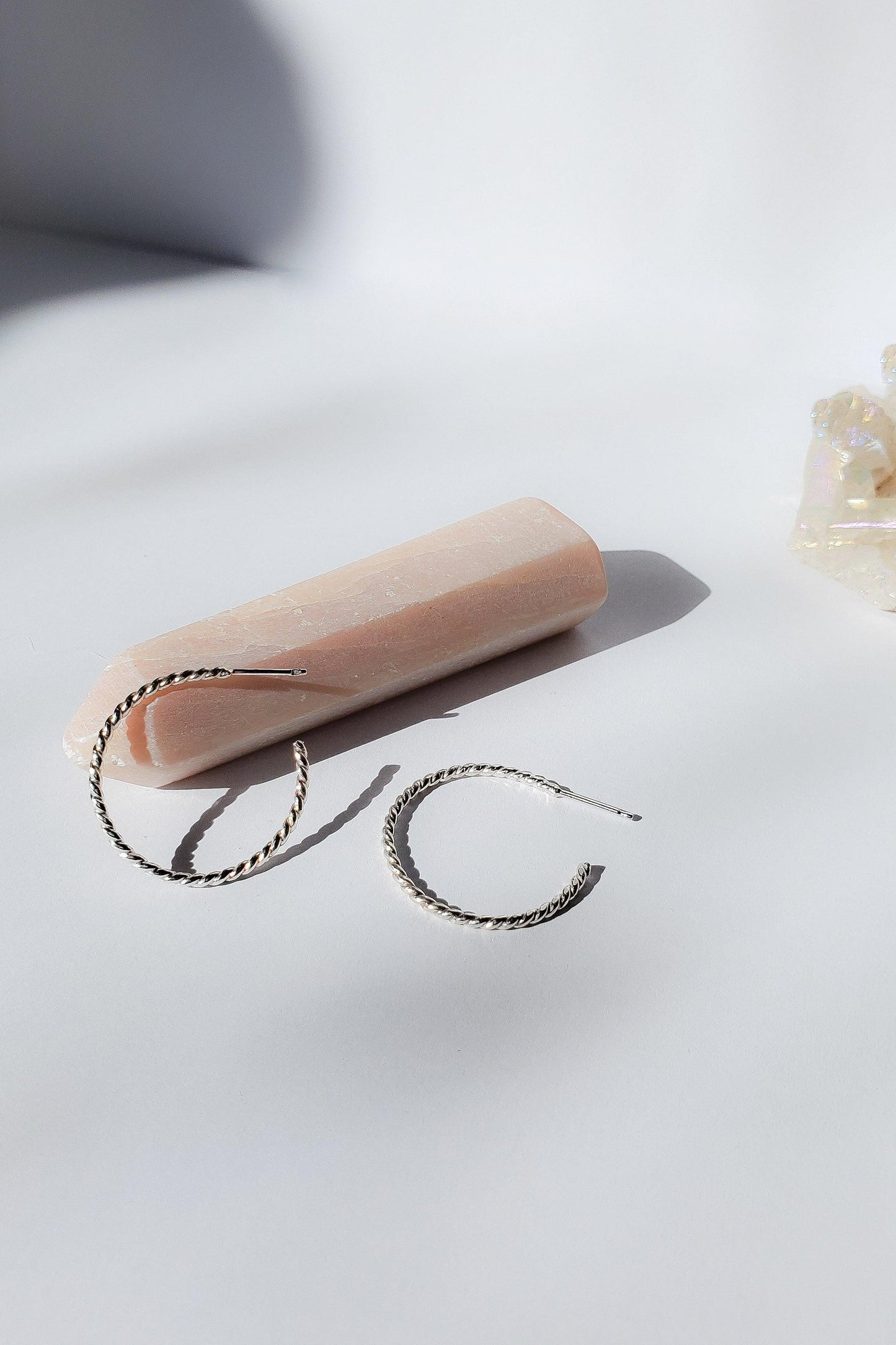 Rita de casia Open Hoops Silver : Divina Feminidad - Estilos by Ytalia