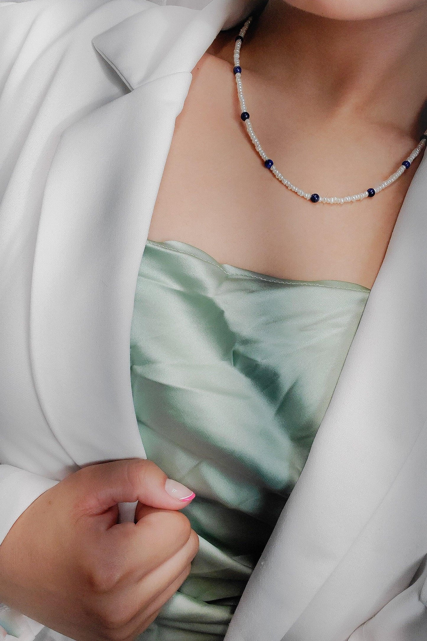 Órmos Necklace 16" : Santorini Colección - Estilos by Ytalia