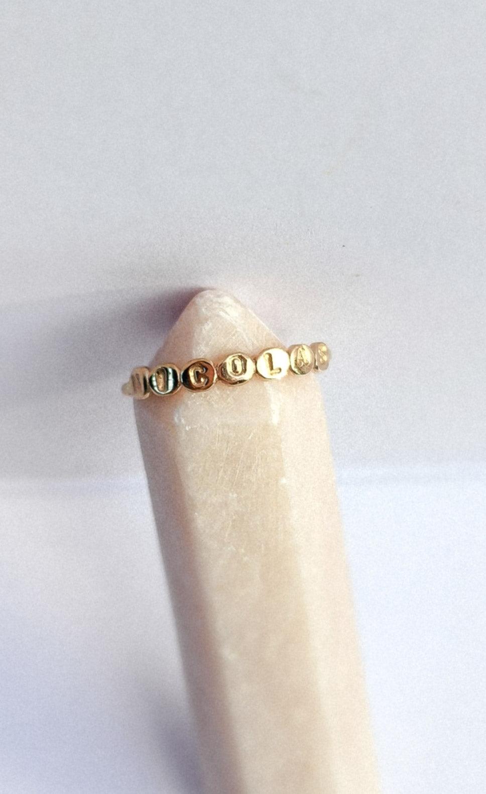 Name Ring Silver: Personalizado - Estilos by Ytalia