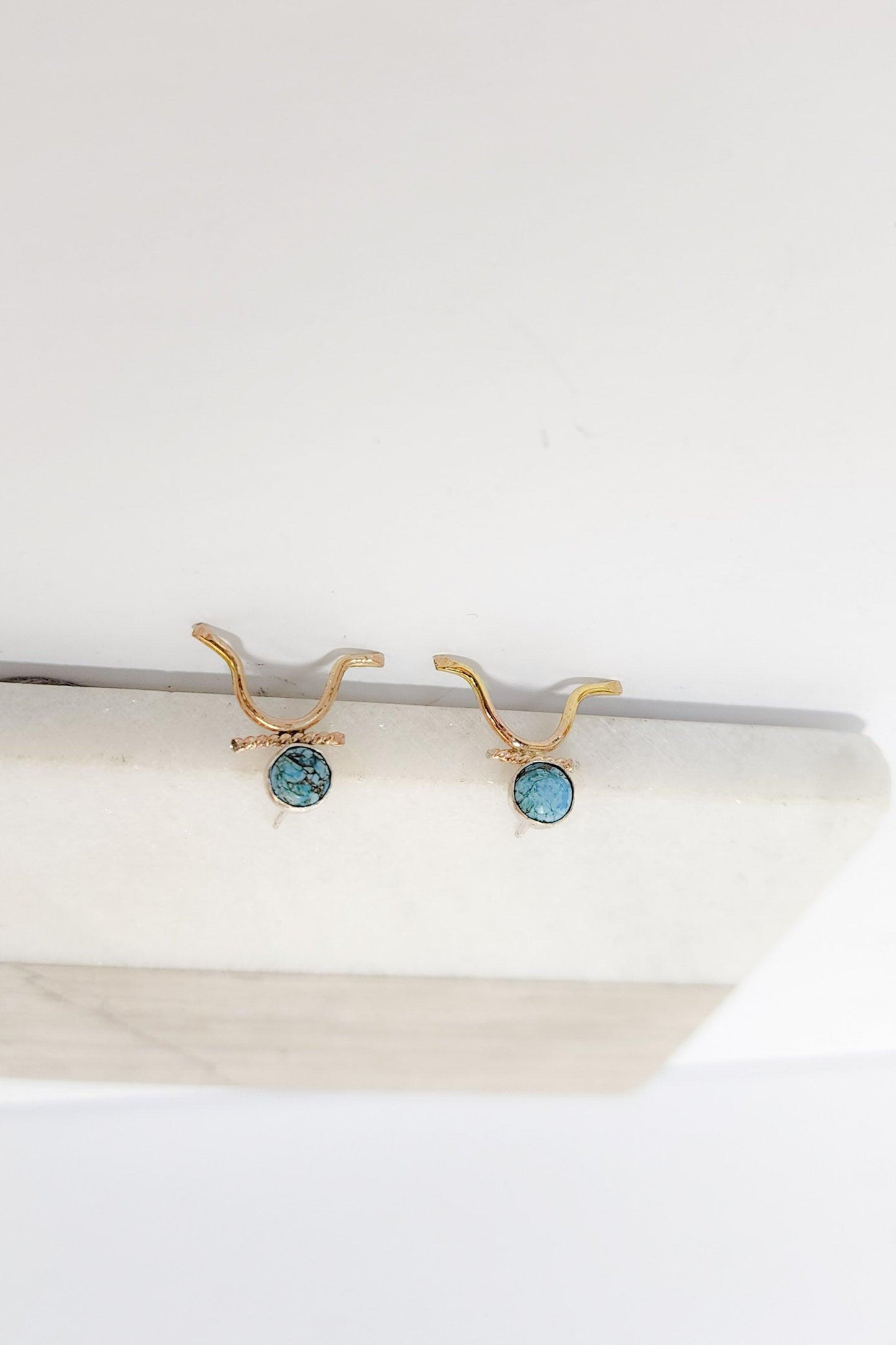 Rabi'a Earrings GF : Turquesa - Estilos by Ytalia