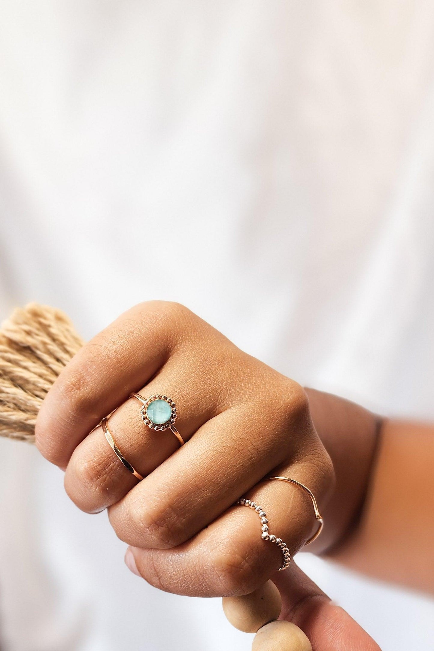 Onda Celeste Sortija: Mar de Azahar - Estilos by Ytalia