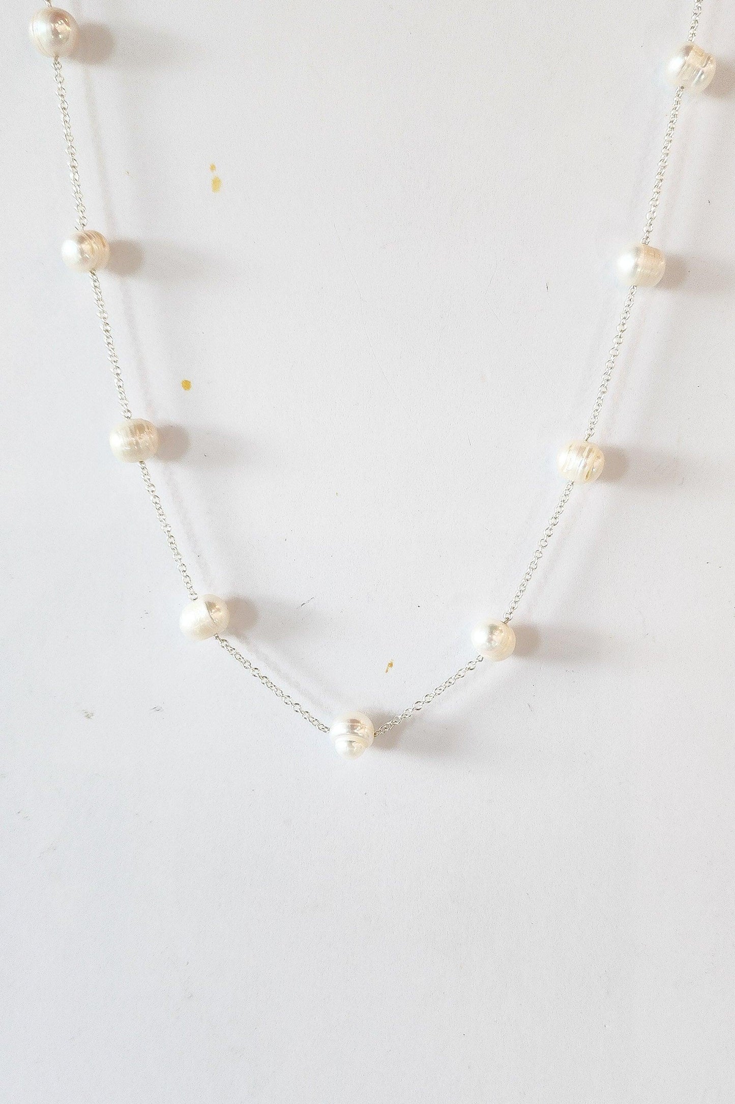 Anilla de Perlas collar plata: Mar de Azahar - Estilos by Ytalia