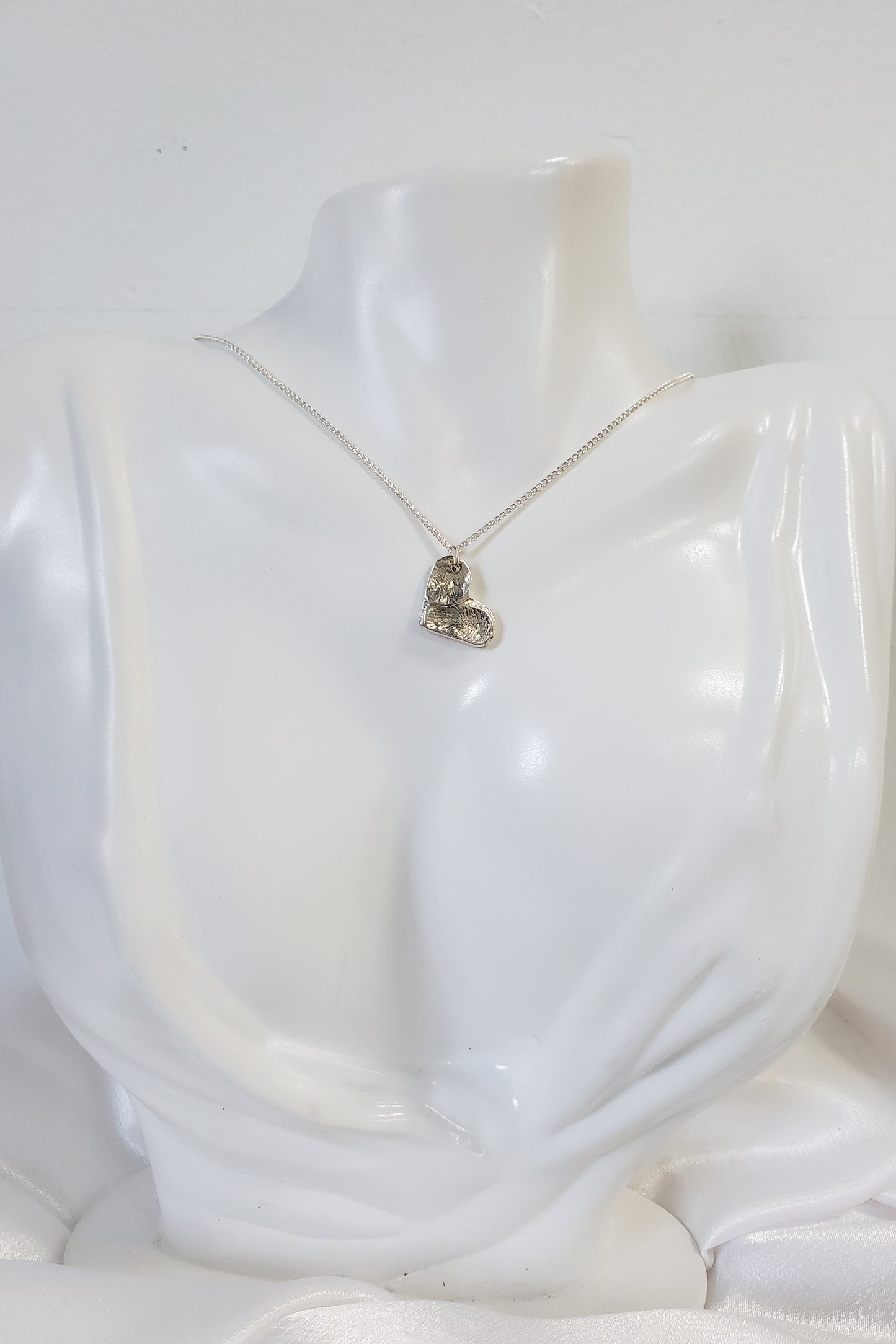 Corazón con huella dactilar Necklace