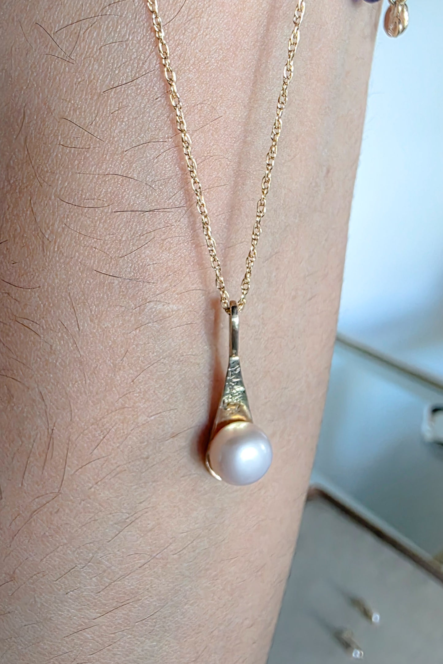 Perlare Necklace: oro sólido