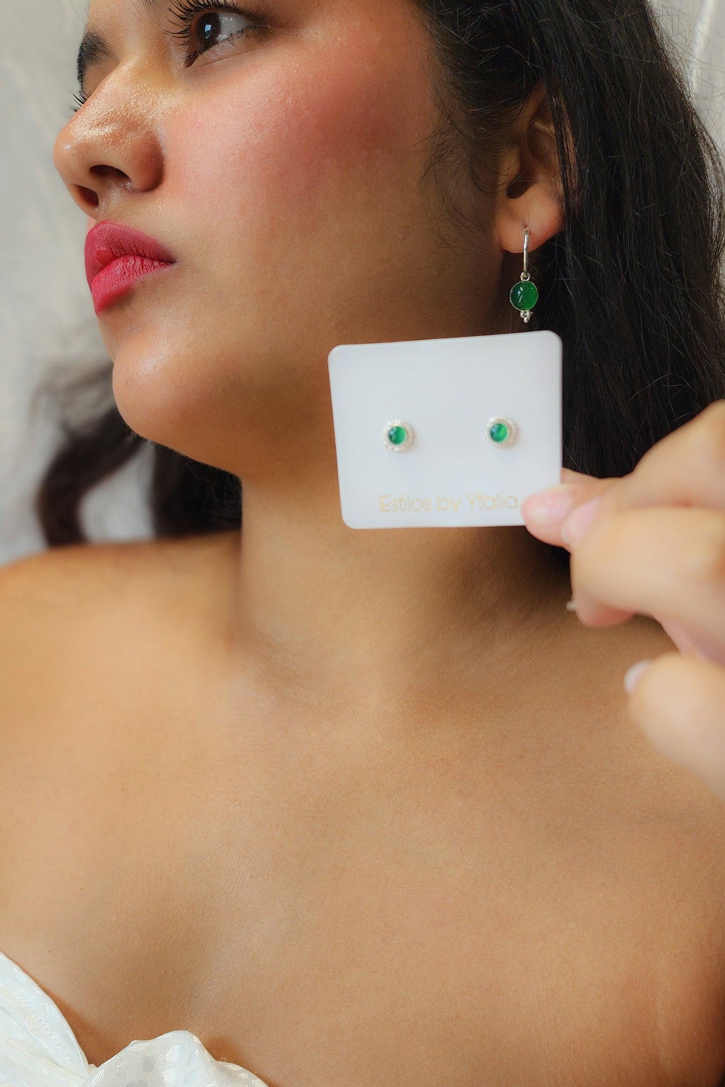 Lalla Studs Silver : Divina Femenina - Estilos by Ytalia