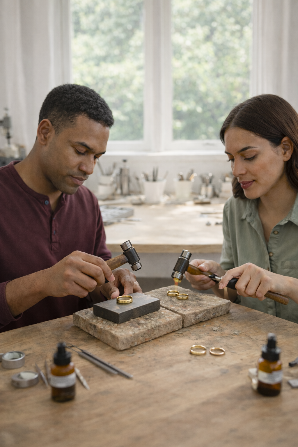 DYI Bandas de Matrimonio Oro