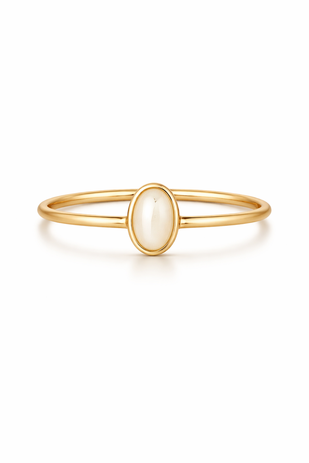 Anillo ovalado de leche materna