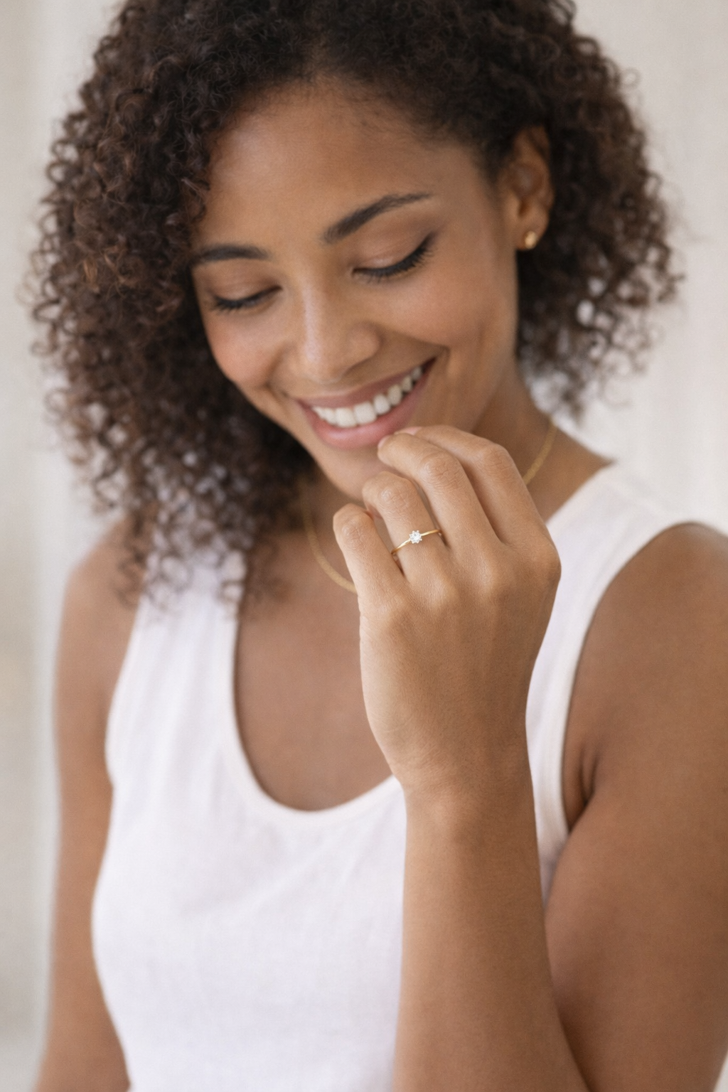 DYI Anillo promesa oro