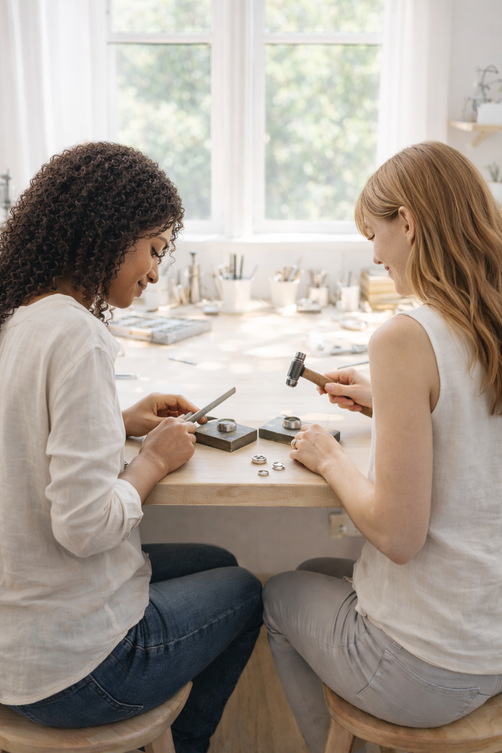 DYI Bandas de Matrimonio plata