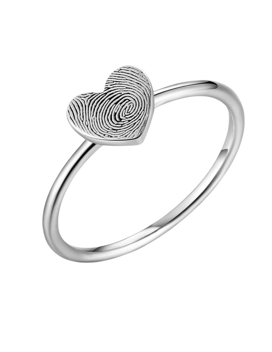 Huella en mi corazón sortija