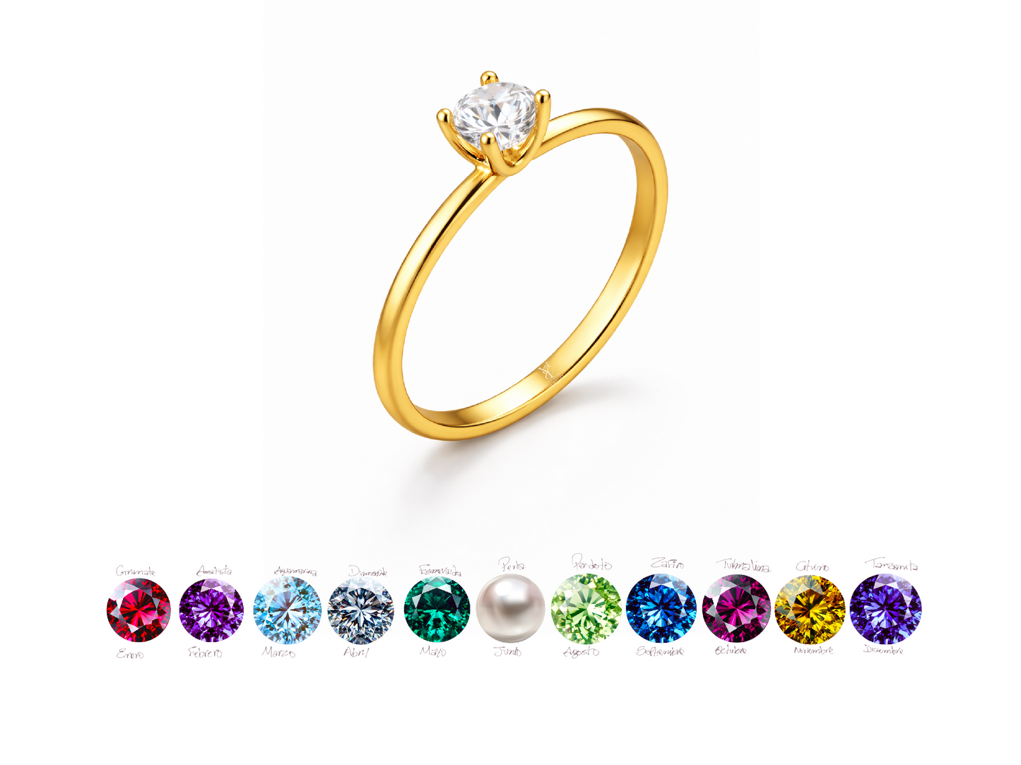 DYI Anillo promesa oro