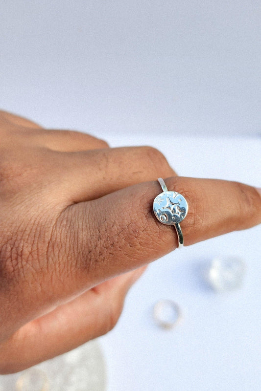 Hémera Anillo Silver : Astrology - Estilos by Ytalia