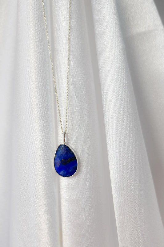 Cósmico Silver Necklace: Lapislázuli - Estilos by Ytalia