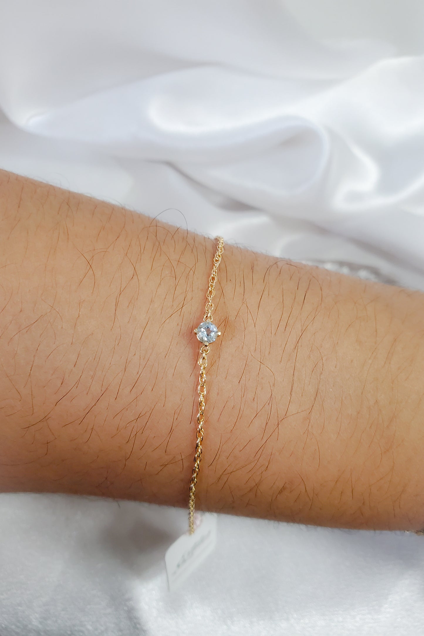 Oro sólido: Yemaya Aquamarine Bracelet