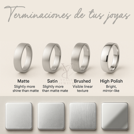 Mey Initial Letter Plateado