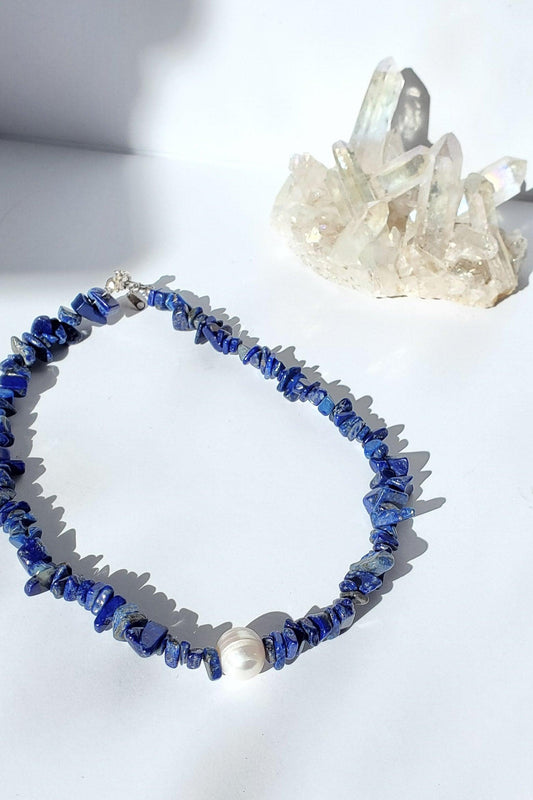 Emporia Necklace 14" Silver : Santorini Colección - Estilos by Ytalia