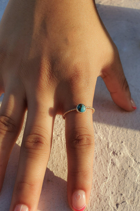 Lilith Anillo GF : Turquesa - Estilos by Ytalia