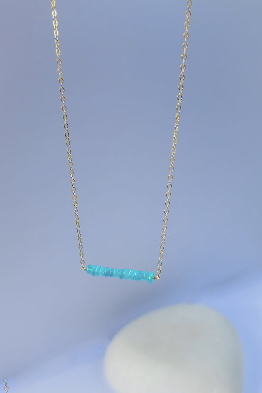 Isis Necklace 18" GF : Opalo Azul