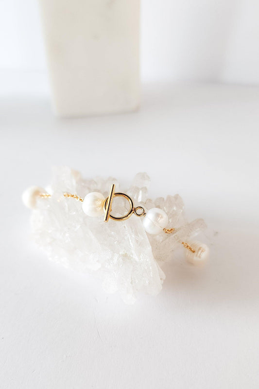 Anilla de Perlas pulsera GF: Mar de Azahar - Estilos by Ytalia